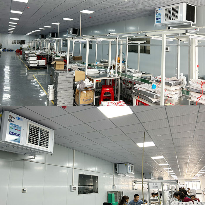 高温车间安装降温设备