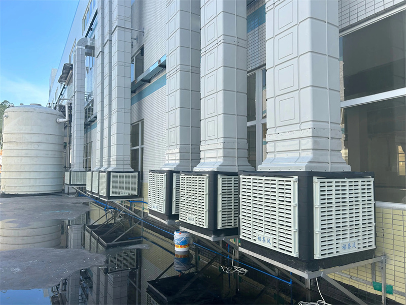 半封闭型车间降温方案！